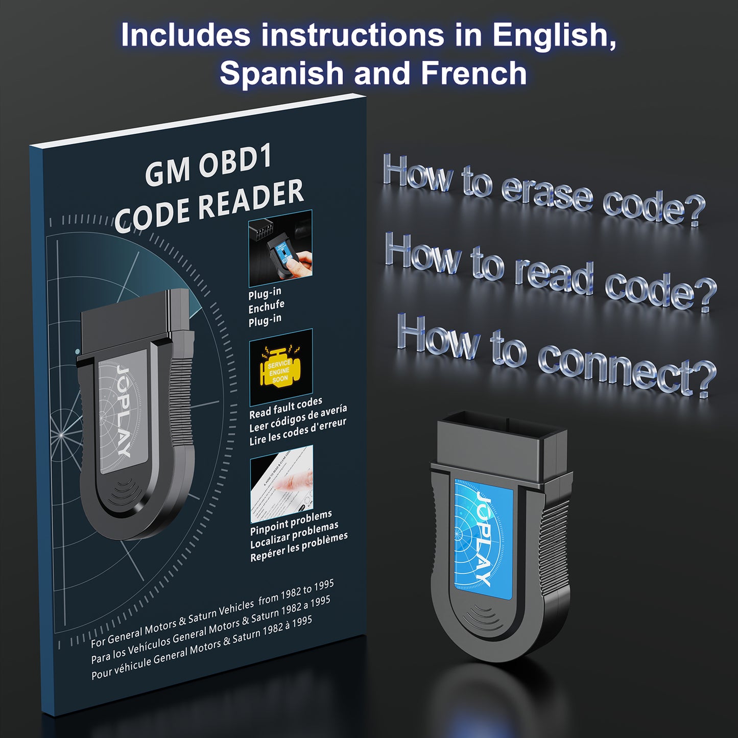 JOPLAY OBD1 CODE READER FOR GM